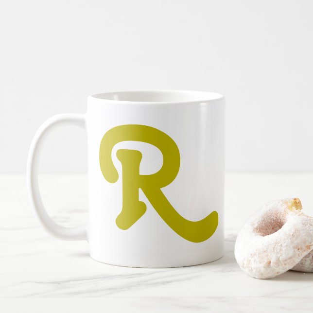 Moderne Typografie Kaffeetasse (Mit Donut)