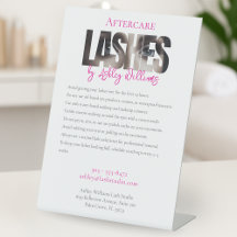 Moderne Typografie "LASHES by nachcare"