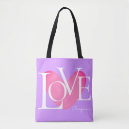 Moderne Typografie-LIEBE Tasche