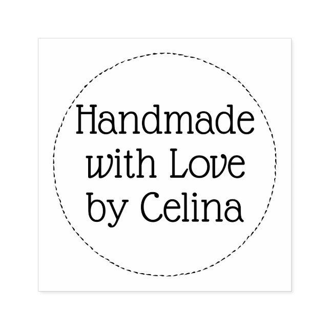 Moderne Typografie mit Liebe Gummistempel (Prägung)