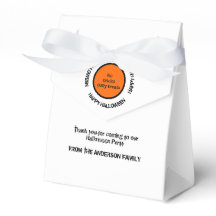 Moderne Typografie Orange Black Happy Halloween