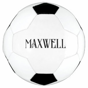 Moderne Typografie Schwarzer Familienname Fußball