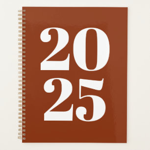 Moderne Typografie Terracotta, kundenspezifische J Planer