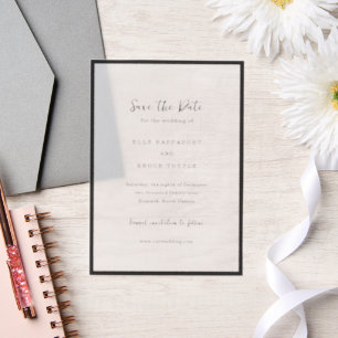 Moderne typografische minimalistische Hochzeit - T