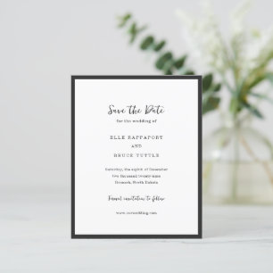 Moderne typografische minimalistische Hochzeit - T
