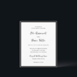 Moderne typografische minimalistische Hochzeits-Ei<br><div class="desc">Dieses Design ist Teil einer zeitlosen minimalistischen Hochzeitseinladung-Kollektion mit eleganter Schreibmaschinenschrift, kombiniert mit einer klassischen Serifenschrift in sanftem Schwarz und Weiß. Dieses moderne Design verkörpert Einfachheit mit einem raffinierten Layout, perfekt für Paare, die nach unterschätzter Eleganz suchen. Ideal für formelle, moderne oder klassische Hochzeiten, sorgt diese saubere Ästhetik für einen...</div>