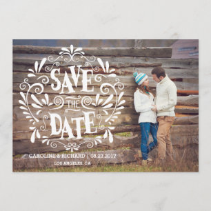 MODERNE TYPOGRAPHIE Datum freihalten Save The Date