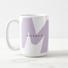 Moderne überarbeitete Mit Monogramm Anfangs- und N Kaffeetasse