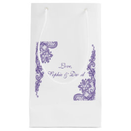 Moderne Ultra-Violet-Hochzeit Kleine Geschenktüte