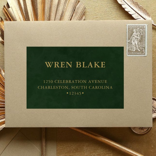 Moderne umweltfreundliche Verpackung - Green & Gol (Von Creator hochgeladen)