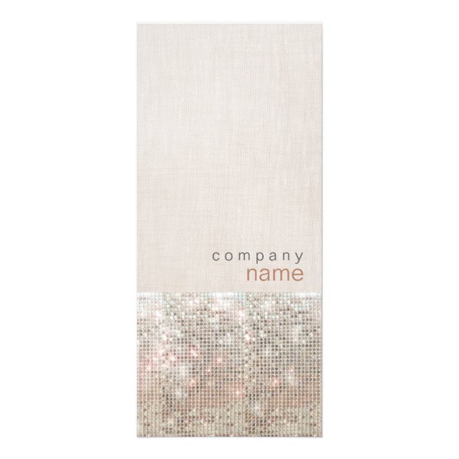 Moderne und Angesagte Rackkarte Werbekarte (Vorne)