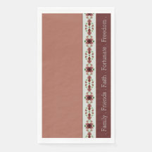 Moderne und einfache braune Blume