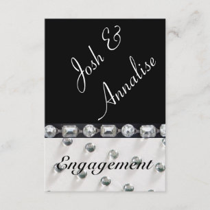 Moderne und elegante Einladung zu einem Engagement
