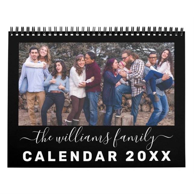 Moderne und elegante Familienangebote 12 Monate Fo Kalender (Titelbild)
