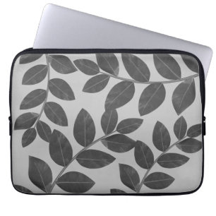 Moderne und elegante Lorbeerblätter Laptopschutzhülle