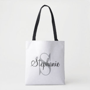 Moderne und elegante schwarze personalisierte Mono Tasche