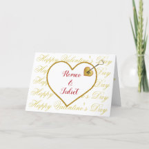 Moderne und klassische Romantik Goldenes Herz mit 