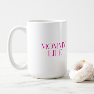 Moderne und klassische Typografie Mami Leben Klass Kaffeetasse