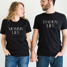Moderne und klassische Typografie Mommy Life Women Tri-Blend Shirt