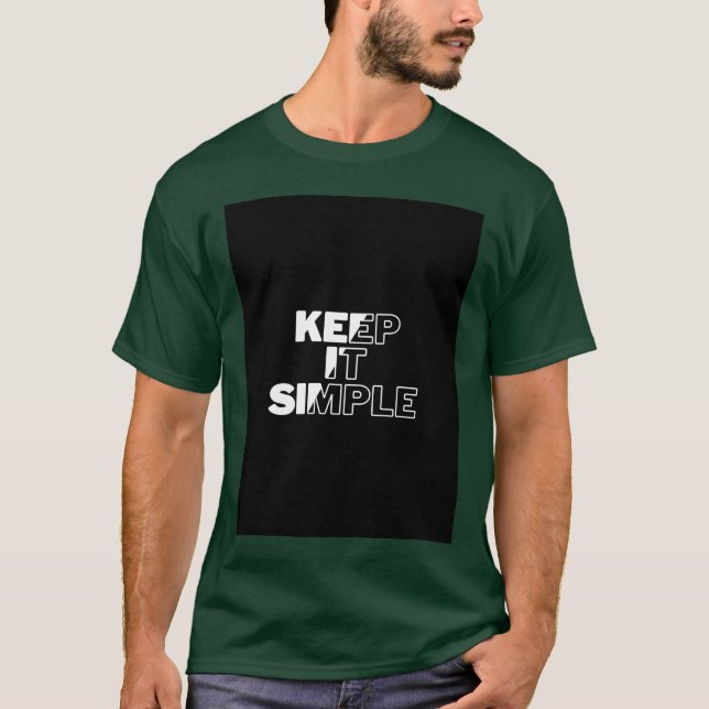 Moderne und komfortable T - Shirt für jeden Stil" (Vorderseite)