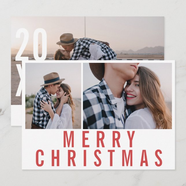 Moderne und minimalistische Weihnachtsstimmung mit (Vorne/Hinten)