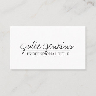 Moderne und professionelle Visitenkarte