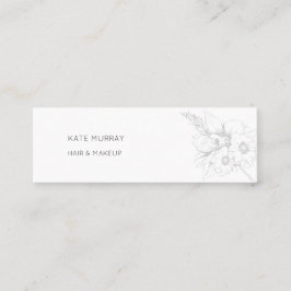 Moderne und schicke Mini-Visitenkarte Mini Visitenkarte