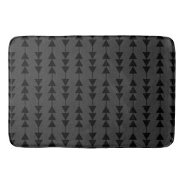 Moderne und stilvolle Black Hanging Dreiecke auf S Badematte
