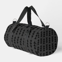 Moderne und stilvolle Black Hanging Dreiecke auf S Duffle Bag