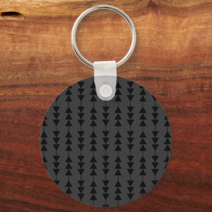Moderne und stilvolle Black Hanging Dreiecke auf S Schlüsselanhänger