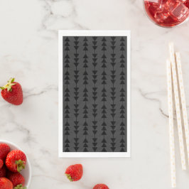Moderne und stilvolle Black Hanging Dreiecke auf S Serviette