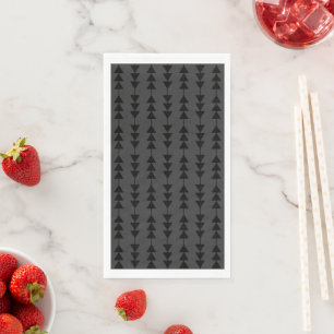 Moderne und stilvolle Black Hanging Dreiecke auf S Serviette