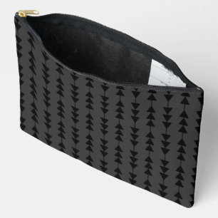Moderne und stilvolle Black Hanging Dreiecke auf S Zubehörtasche