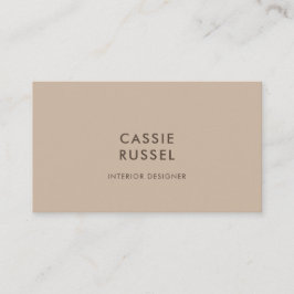 Moderne und stilvolle Visitenkarte