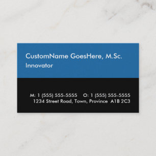 Moderne und trendige innovative Business Card Visitenkarte