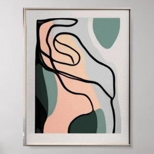 Moderne und Vintage Designs Wall Posters Poster