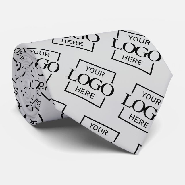 Moderne Unternehmens-Logo-Muster professionell Krawatte (Gerollt)