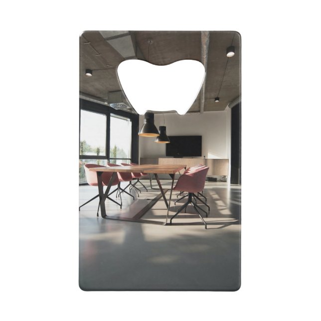 Moderne Unternehmensfotografie 2 Foto Geldbeutel Flaschenöffner (Vorderseite)