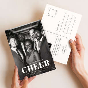 Moderne Unternehmensgeschäftsfoto Feiertag Postkarte