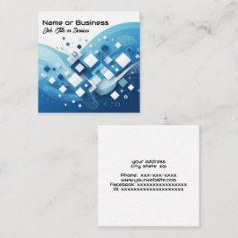 Moderne Unternehmensgrafiken Quadratische Visitenkarte