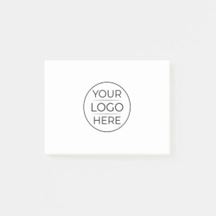 Moderne Unternehmenslogo-Branding Post-it Klebezettel