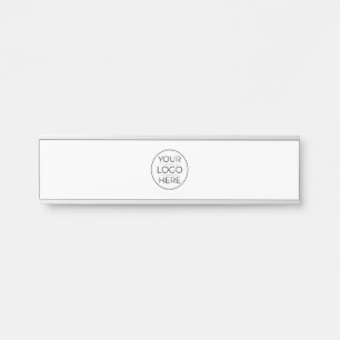 Moderne Unternehmenslogo-Branding Türschild