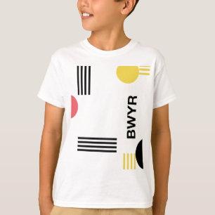 Moderne, urbane Grafik mit Typografie und Formen T-Shirt