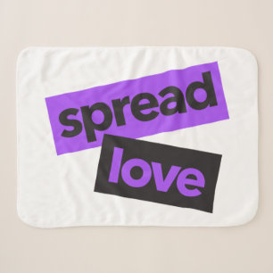 Moderne, urbane, lebendige, trendige grafische Lie Sherpadecke