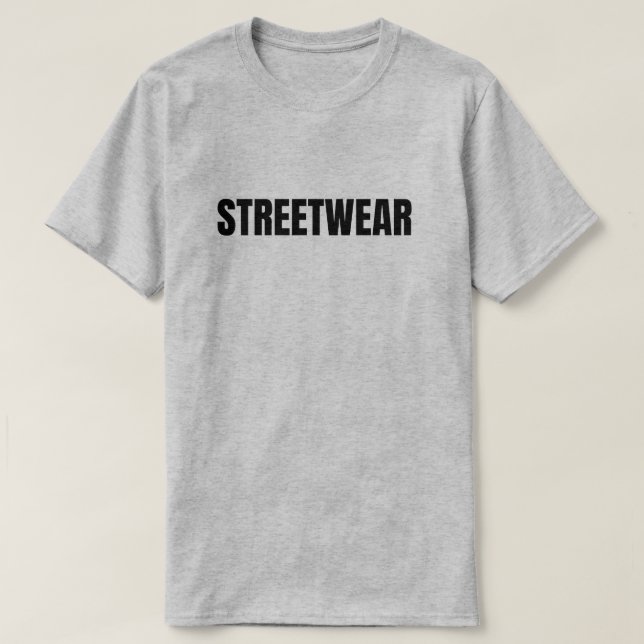 Moderne urbane Statement-T-Shirt T-Shirt (Design vorne)