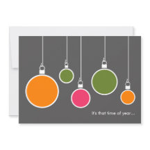 Moderne Urlaubseinladung - Dunkelgrau