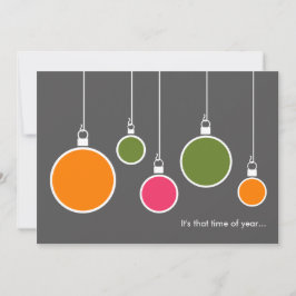 Moderne Urlaubseinladung - Dunkelgrau Einladung