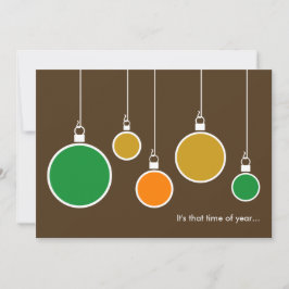 Moderne Urlaubseinladung - Schokoladenbraun Einladung