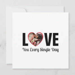 Moderne Valentine-benutzerdefinierte Foto- und Lie