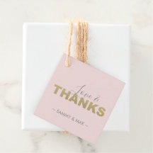 Moderne Valentiner Geschenketiketten - Rosa und Go